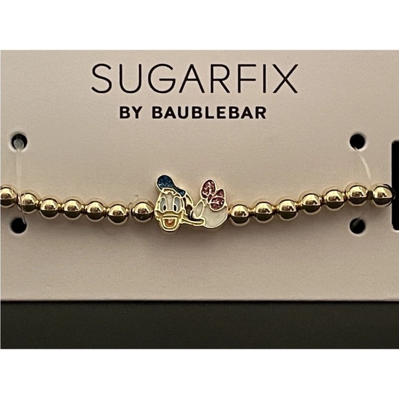 LOT OF 2-DISNEY Sugarfix by Baublebar Donald Duck & Daisy Duck Stretch B… - Picture 4 of 7